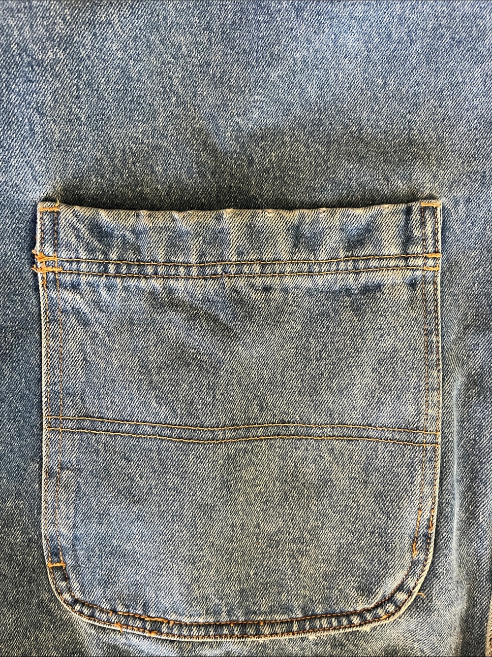 VTG 90s I.O.U. Denim Chore Jacket Barn Coat with Corduroy Collar - Picture 9 of 16